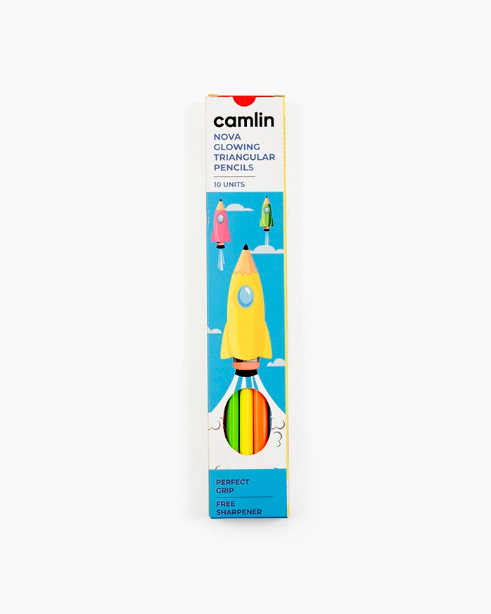 Camlin Nova Glowing Triangular Pencils ( Wooden Pencil )