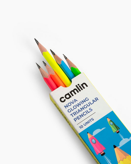 Camlin Nova Glowing Triangular Pencils ( Wooden Pencil )