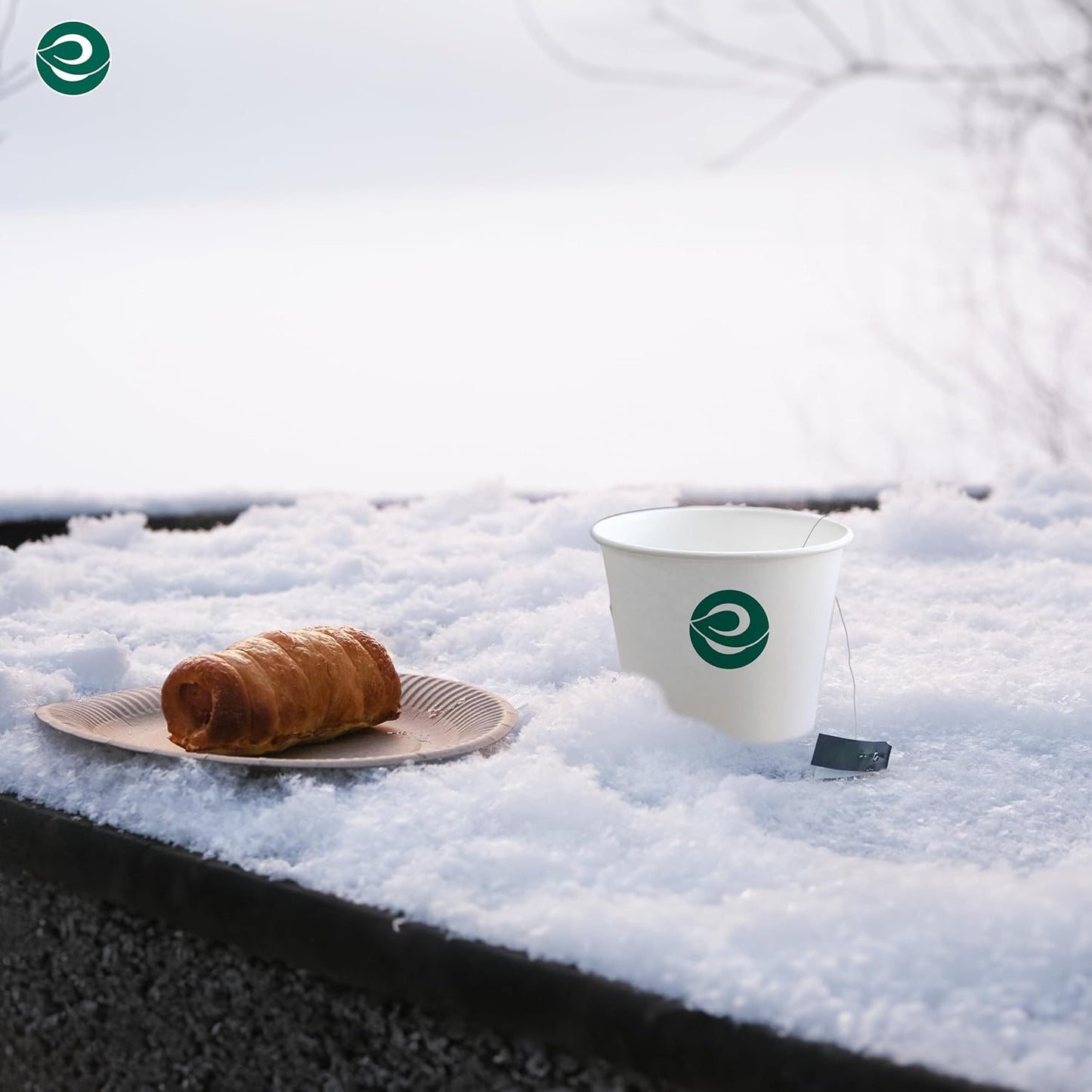 ECO SOUL [120 ml, 100 Count Disposable White Paper Cups| Plastic-Free Aqueous Coated | Eco-Friendly & Biodegradable Cups | Use & Throw Party Glasses | Ideal for Tea, Coffee & Water | 190 GSM