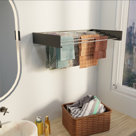 EBCO - Wall Mounted Folding Drying Rack